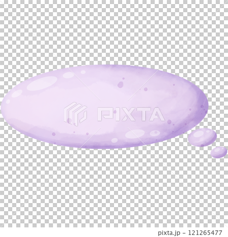 hand painted watercolor speech bubbles 121265477