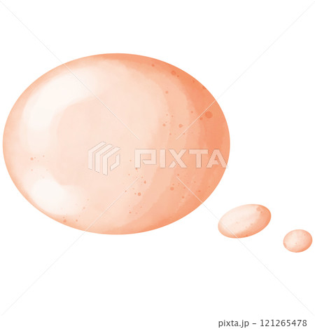 hand painted watercolor speech bubbles 121265478