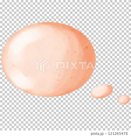 hand painted watercolor speech bubbles 121265478