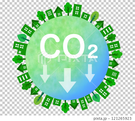 二氧化碳減量 生態形象 全球環境 121265923