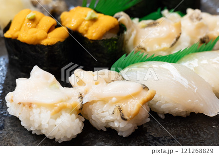 おいしい握り寿司盛り合わせ おいしい握り寿司盛り合わせ 121268829
