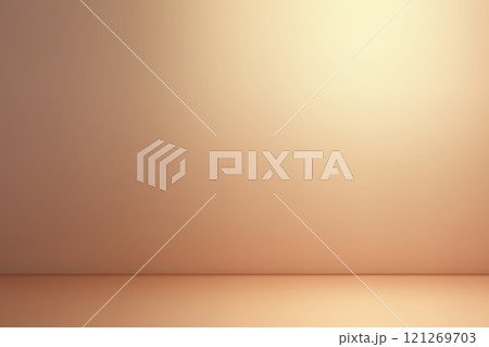Soft Beige Gradient Studio Room Background with Subtle Lighting Soft Beige Gradient Studio Room Background with Subtle Lighting 121269703