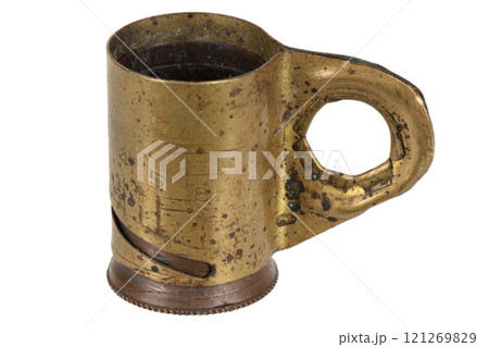 Antique black powder measure for loading cartridge. Antique black powder measure for loading cartridge. 121269829