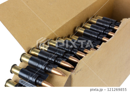 Machine Gun Ammo Belt with Ammunition Machine Gun Ammo Belt with Ammunition 121269855