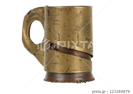 Antique black powder measure for loading cartridge. 121269879