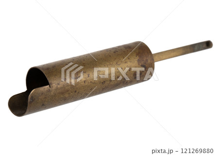 Antique black powder measure for loading cartridge. 121269880