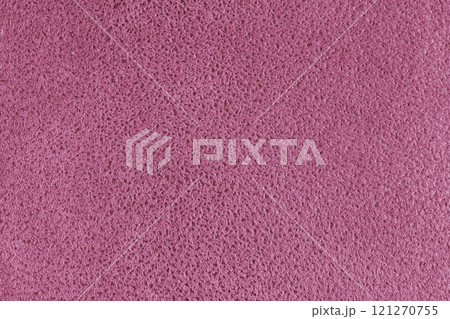 Pink suede leather texture with embossed spotted pattern background, fleecy fabric texutre Pink suede leather texture with embossed spotted pattern background, fleecy fabric texutre 121270755
