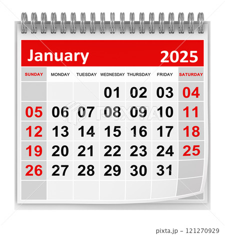 Calendar - January 2025 121270929