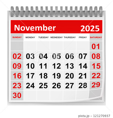 Calendar - November 2025 121270937