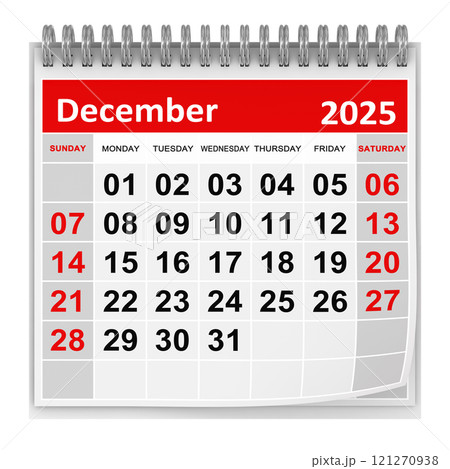 Calendar - December 2025 Calendar - December 2025 121270938