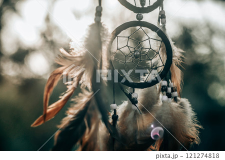 Dream catcher, american native spiritual bohemian talisman 121274818