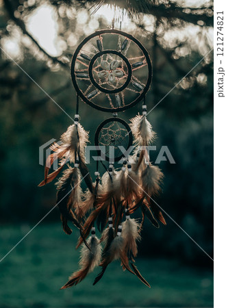 Dream catcher, american native spiritual bohemian talisman 121274821