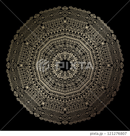 曼荼羅のベクターイラスト 曼荼羅のベクターイラスト 121276807