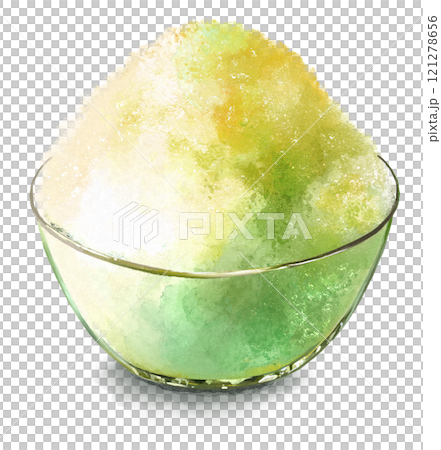 檸檬刨冰手繪插畫 檸檬刨冰手繪插畫 121278656
