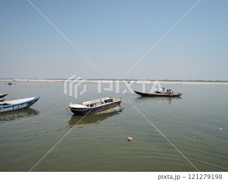 Varanasi is a city on the Ganges river in northern India that has a central place in pilgrimage, death, and mourning in the Hindu world. Varanasi is a city on the Ganges river in northern India that has a central place in pilgrimage, death, and mourning in the Hindu world. 121279198