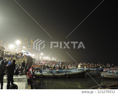 Varanasi is a city on the Ganges river in northern India that has a central place in pilgrimage, death, and mourning in the Hindu world. Varanasi is a city on the Ganges river in northern India that has a central place in pilgrimage, death, and mourning in the Hindu world. 121279312