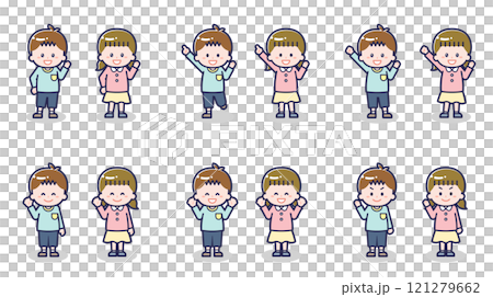 Children in Casual Clothes 02 Children in Casual Clothes 02 121279662