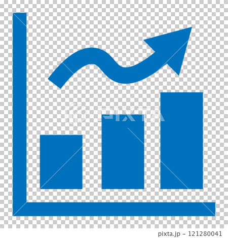 Graph icon blue Graph icon blue 121280041