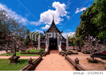 Lokmolee Temple is a Buddhist in Chiang Mai, Thailand. 121280141
