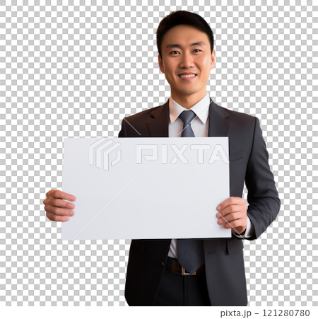 Businessman with flip 121280780
