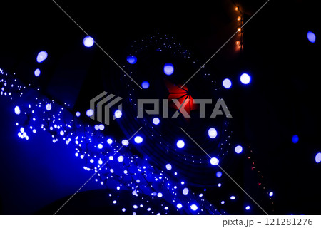 <冬の景色>福江教会のイルミネーション <冬の景色>福江教会のイルミネーション 121281276