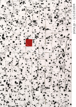 背景素材　抽象素材　 抽象背景　ブロック 121281804