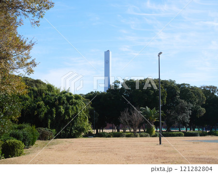 公園から見る風景｜夢の島公園 121282804