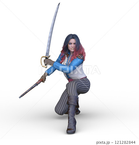 女性戦士 121282844