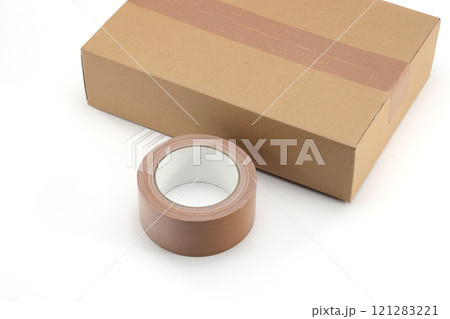 ガムテープとダンボール箱 ガムテープとダンボール箱 121283221