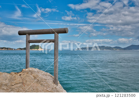 竹居観音岬から眺める瀬戸内海 121283500