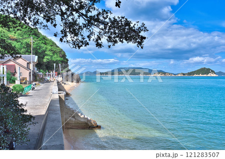 竹居観音岬から眺める瀬戸内海 竹居観音岬から眺める瀬戸内海 121283507