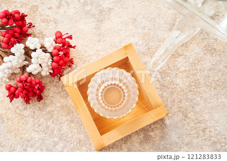 日本酒　お正月イメージ 121283833