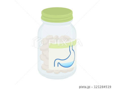 胃腸薬のイラスト 胃腸薬のイラスト 121284519