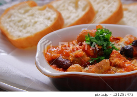 豚モツのトマト煮込み　トリッパ風 121285472