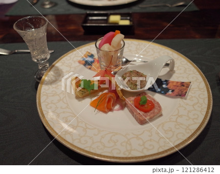 前菜オードブルの一皿_ラビスタ大雪山 121286412