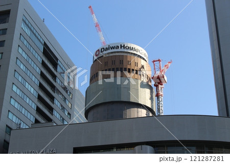 梅田再開発 丸ビル 大阪市 市街地 梅田再開発 丸ビル 大阪市 市街地 121287281