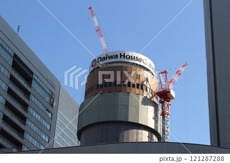 梅田再開発 丸ビル 大阪市 市街地 梅田再開発 丸ビル 大阪市 市街地 121287288