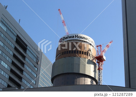梅田再開発　丸ビル　大阪市　市街地 121287289