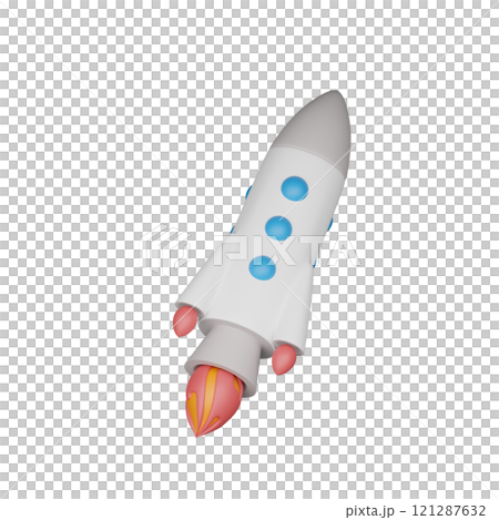 Rocket right view from below 121287632