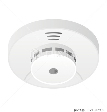 シンプルなイラスト_火災警報器 121287995