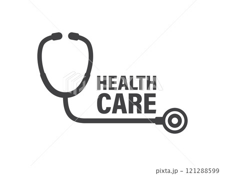 Medical stethoscope icon in flat style. Doctor instrument vector illustration on isolated background. Medicine and healthcare sign business concept. Medical stethoscope icon in flat style. Doctor instrument vector illustration on isolated background. Medicine and healthcare sign business concept. 121288599