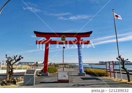 羽田空港　旧穴守稲荷神社　大鳥居　国土交通省管理 121289032