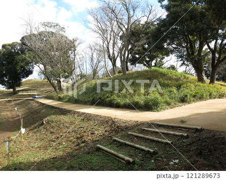 長柄桜山古墳群の第1号墳（全景） 121289673