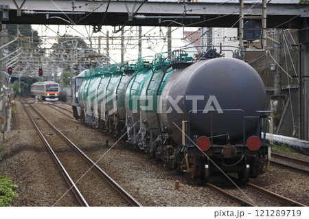 武蔵野線を行くガソリン輸送列車（EF210形牽引） 121289719