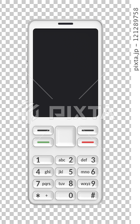 White mobile phone 121289758