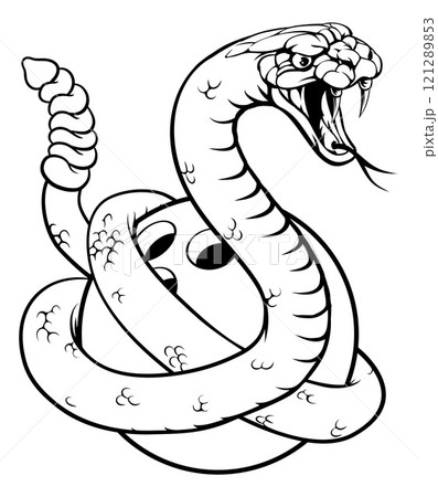 Rattlesnake Bowling Ball Animal Sports Team Mascot 121289853