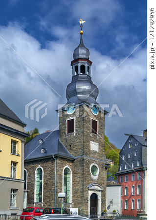Protestant Church in Monschau, Germany Protestant Church in Monschau, Germany 121292956