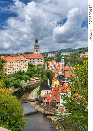 View of Cesky Krumlov, Czech republic View of Cesky Krumlov, Czech republic 121293040