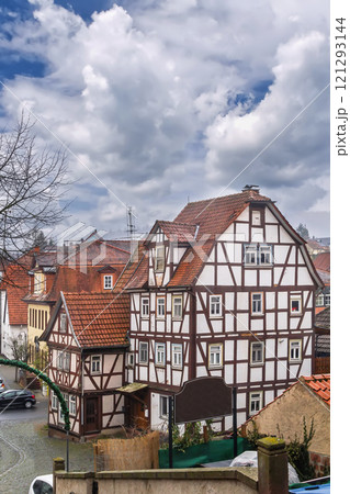 Street in Schlitz, Germany 121293144