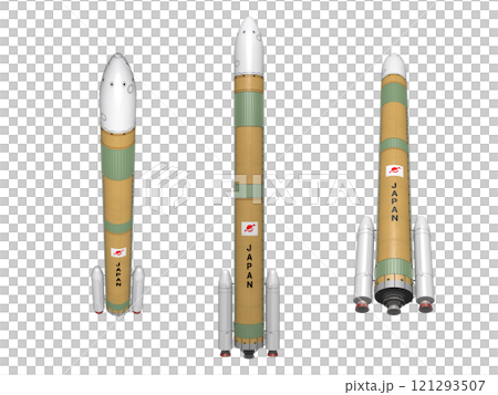 ロケット　正面　アルファ付き 121293507